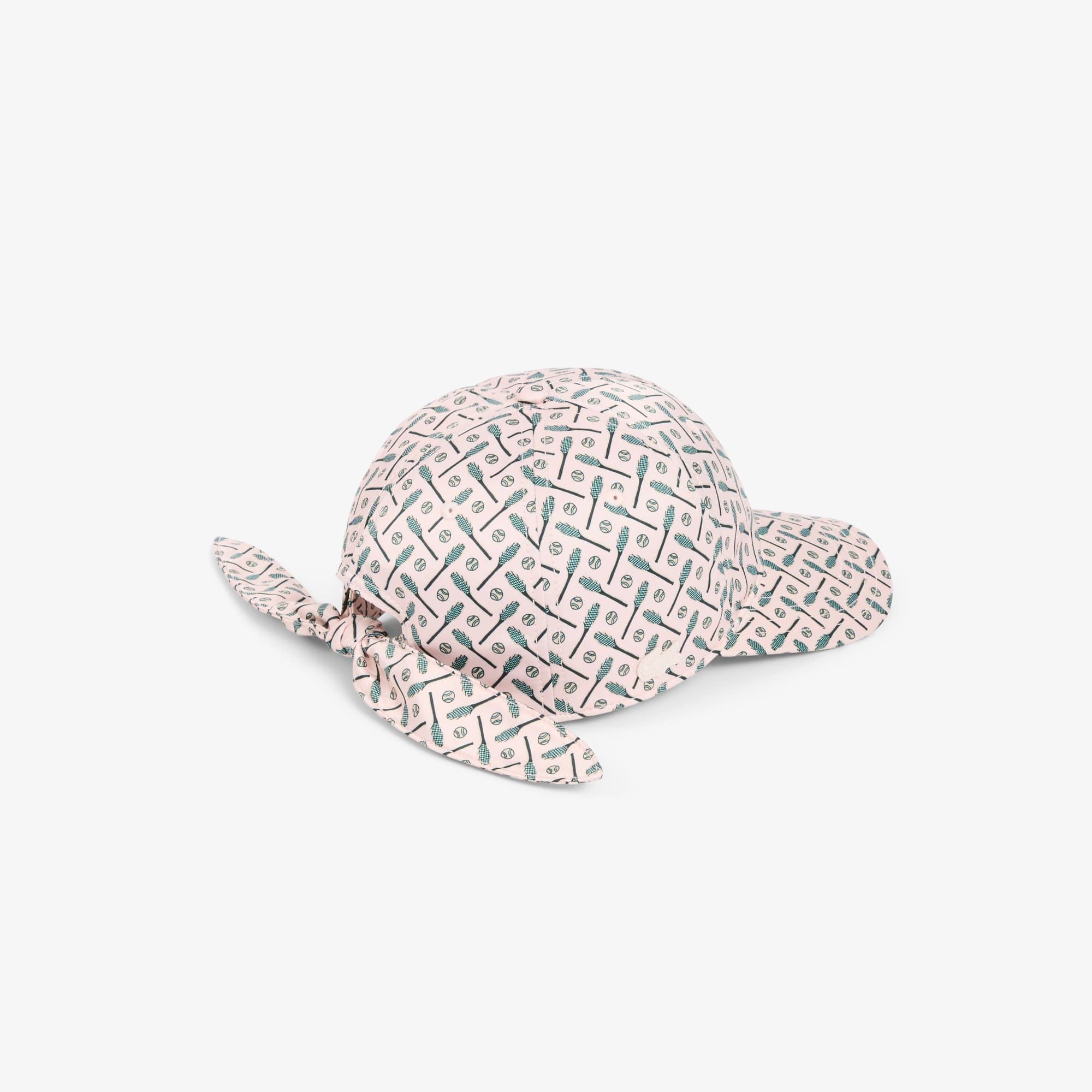 Tie Accent Satin Cap