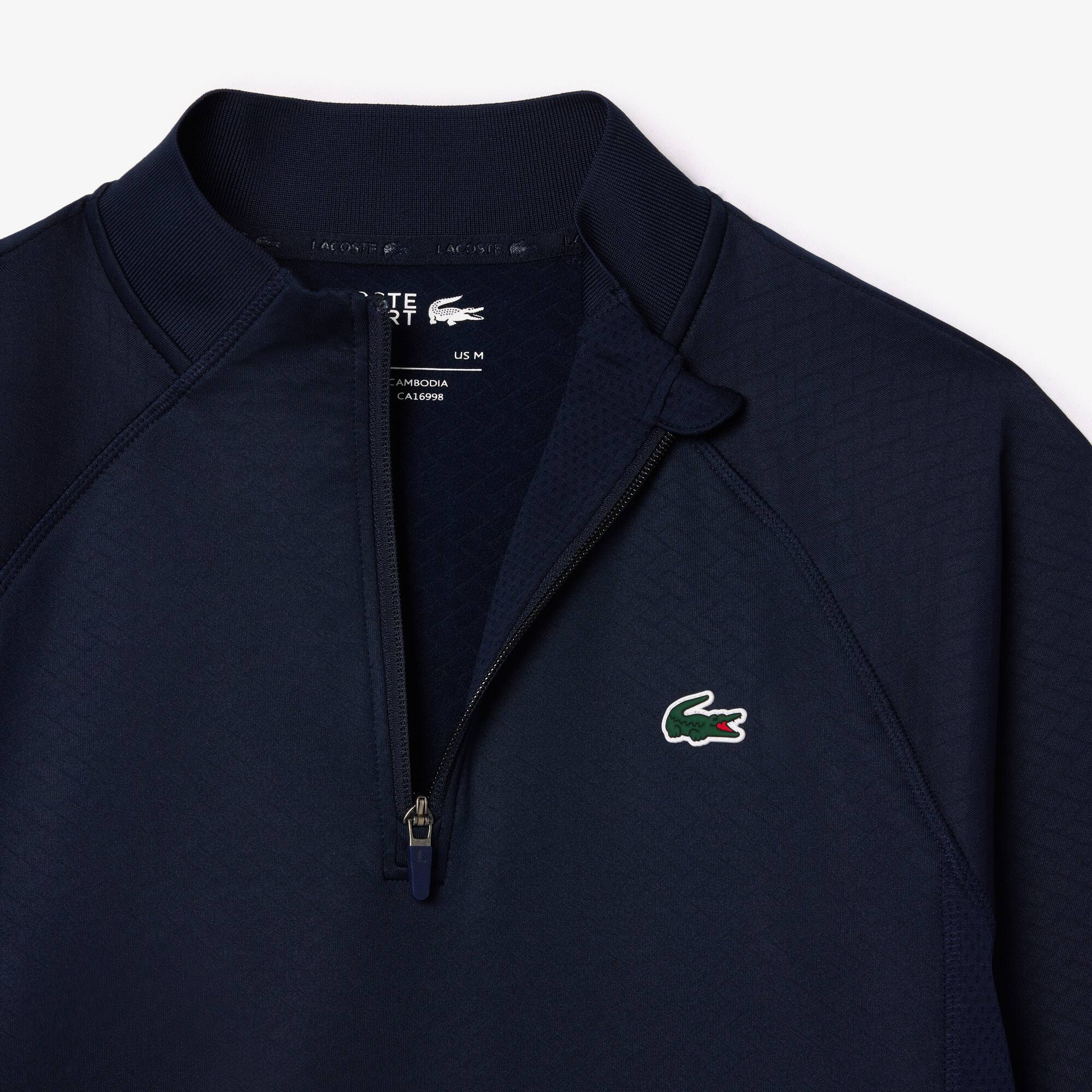 LACOSTE ゴルフジャケット LACOSTE スタジャン 耐水 耐風 ハイストレッチ バーシティゴルフ