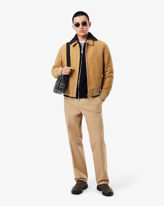 Men's The Blend Grained Texture Shoulder Bag