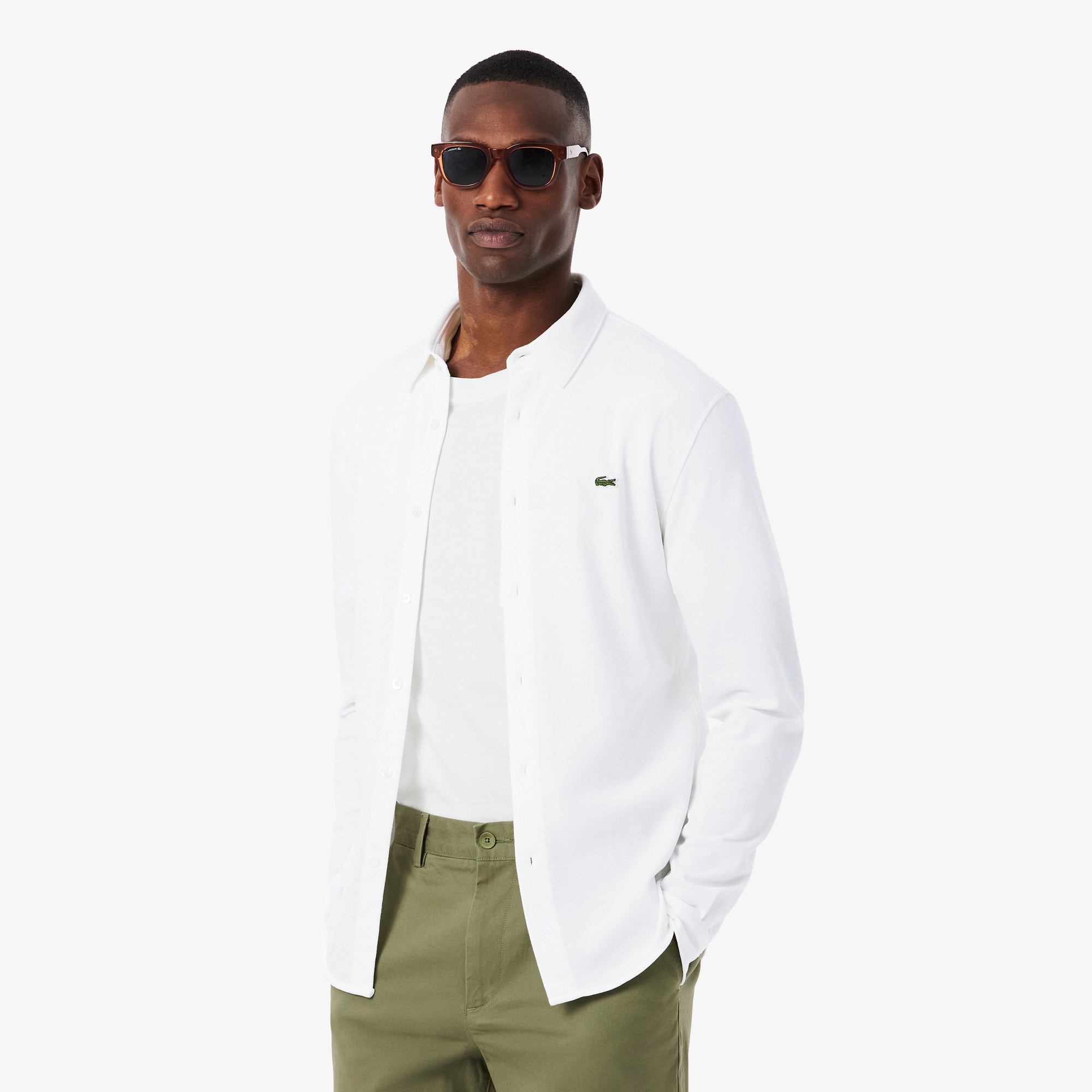 Lacoste Men's Slim Fit Cotton Piqué Shirt