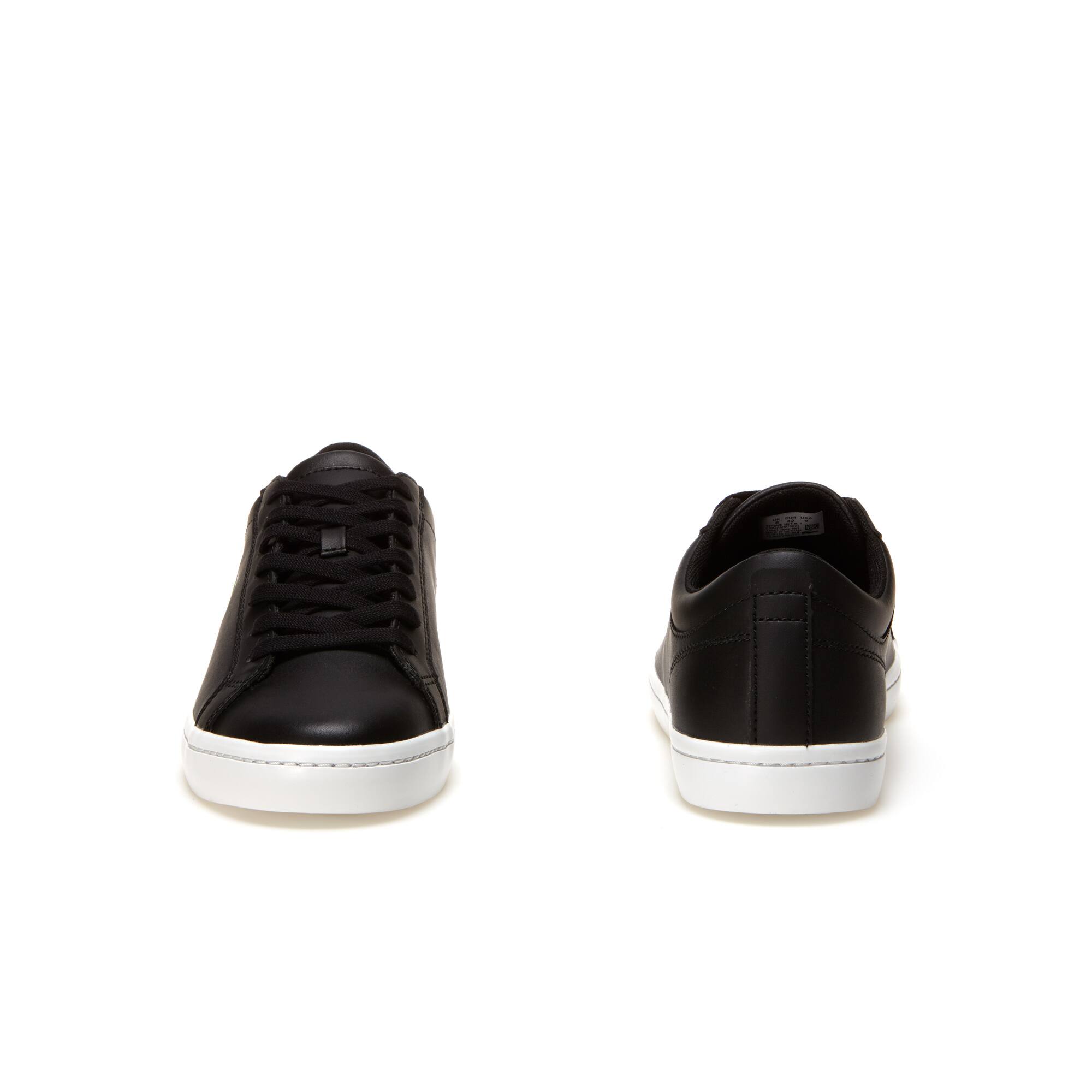 lacoste straightset leather sneaker
