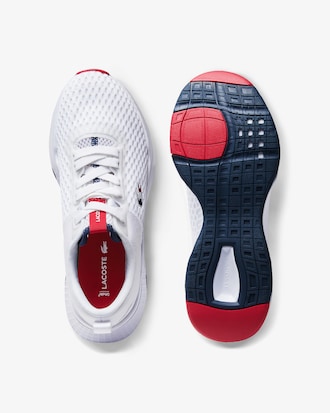 Women's Court-Drive Tricolor Textile Sneakers