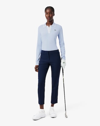 Women's Polo Collar Stretch Golf Sweater