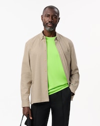 Sobrecamisa Regular Fit De Algodón A Cuadros