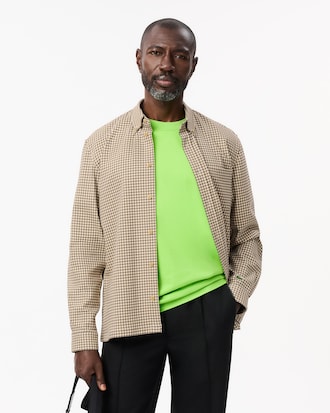 Sobrecamisa Regular Fit De Algodón A Cuadros