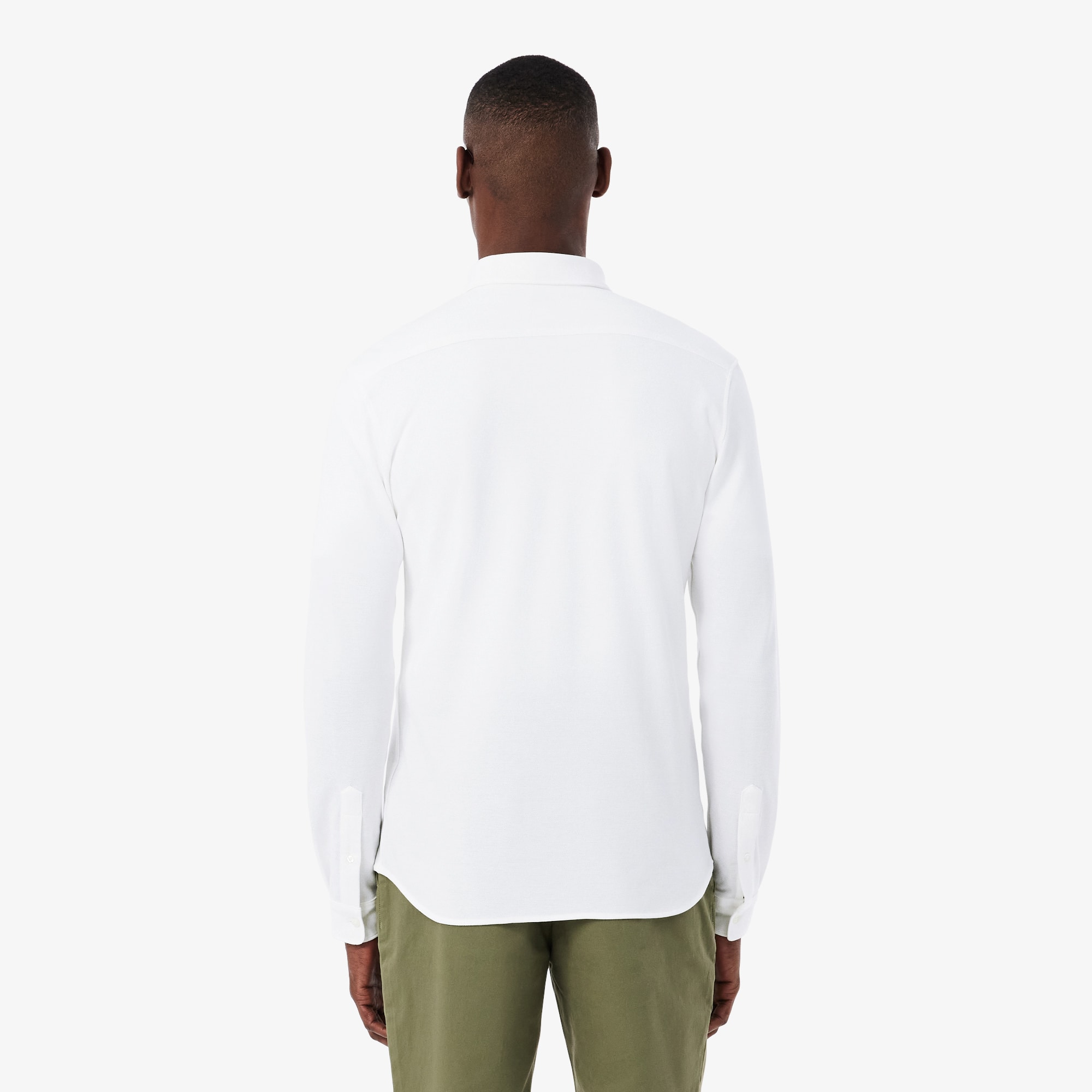 Men's Slim Fit Cotton Piqué Shirt