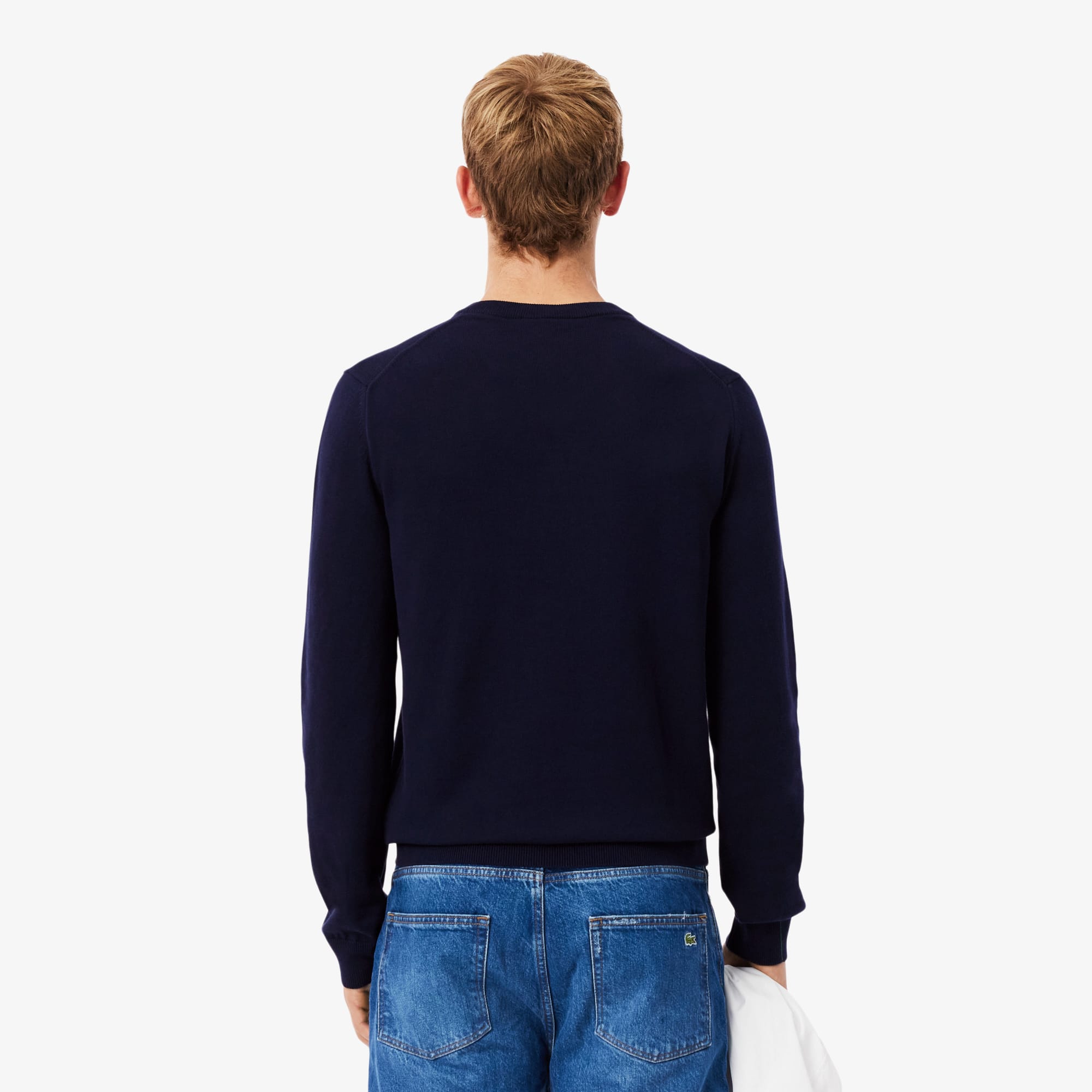 Men's Cotton V-Neck Sweater - Sweaters & Sweatshirts - New In 2025