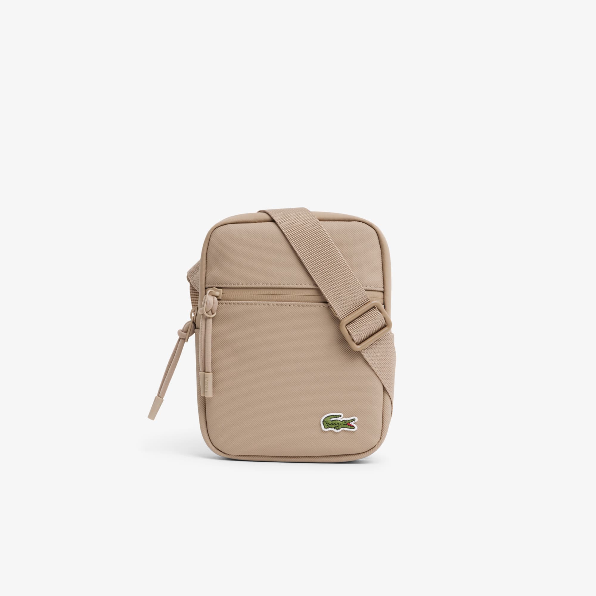 Lacoste Small Lcst Slimline Satchel - One Size In Sand