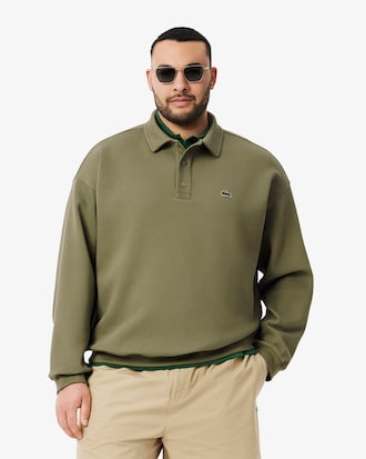 Men's Loose Fit Piqué Sweatshirt