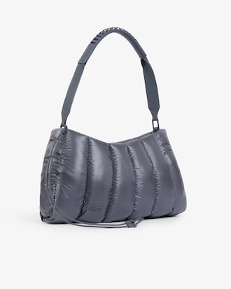 Runway Glossy Padded Nylon Purse