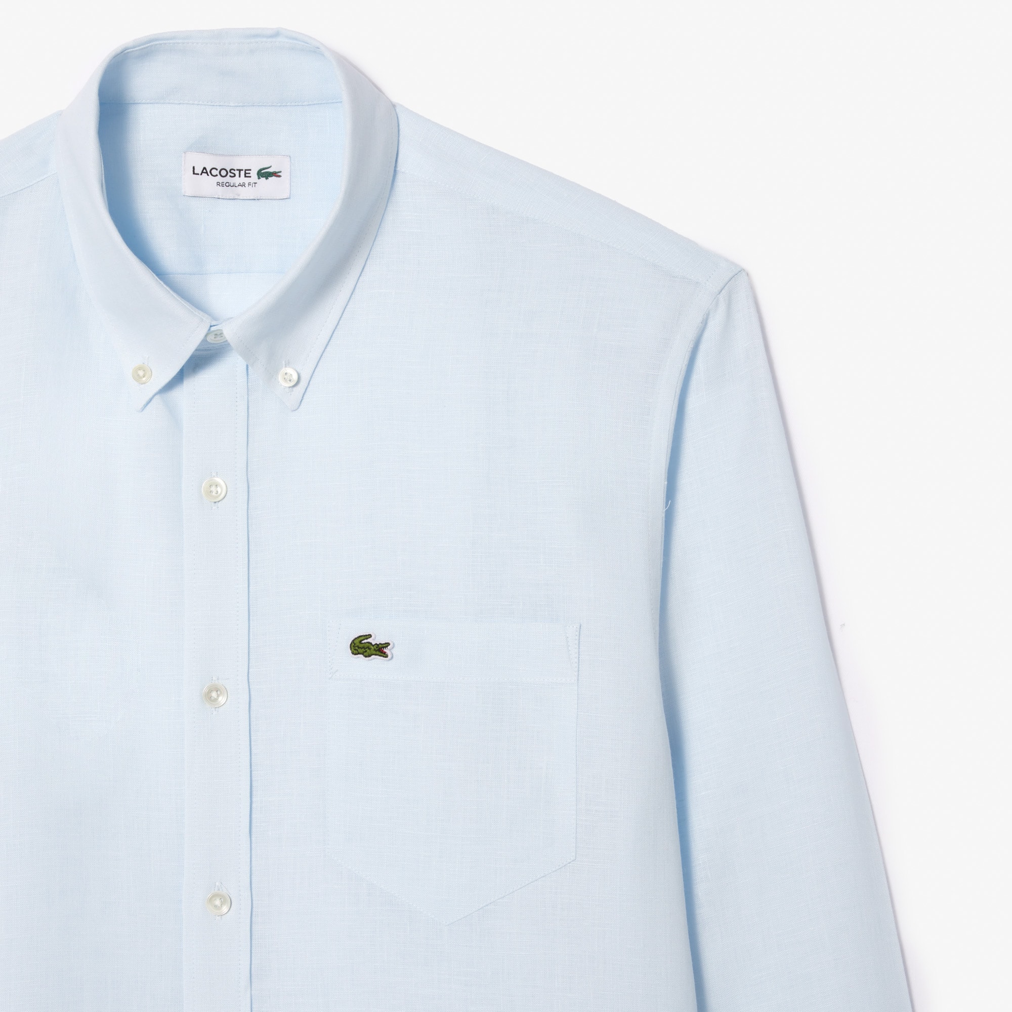 Men's Regular Fit Linen Shirt - Button Down Shirts - New In