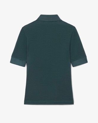 Runway Slim Fit Silk Piqu&eacute; Polo Shirt