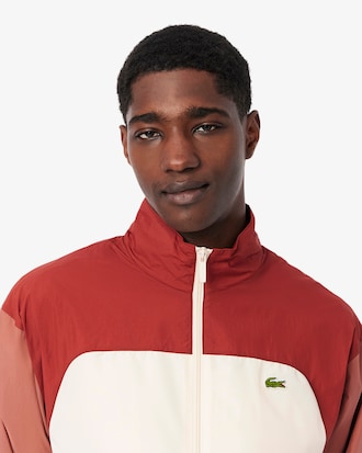 Men's Water-Repellent Colorblock Track Jacket