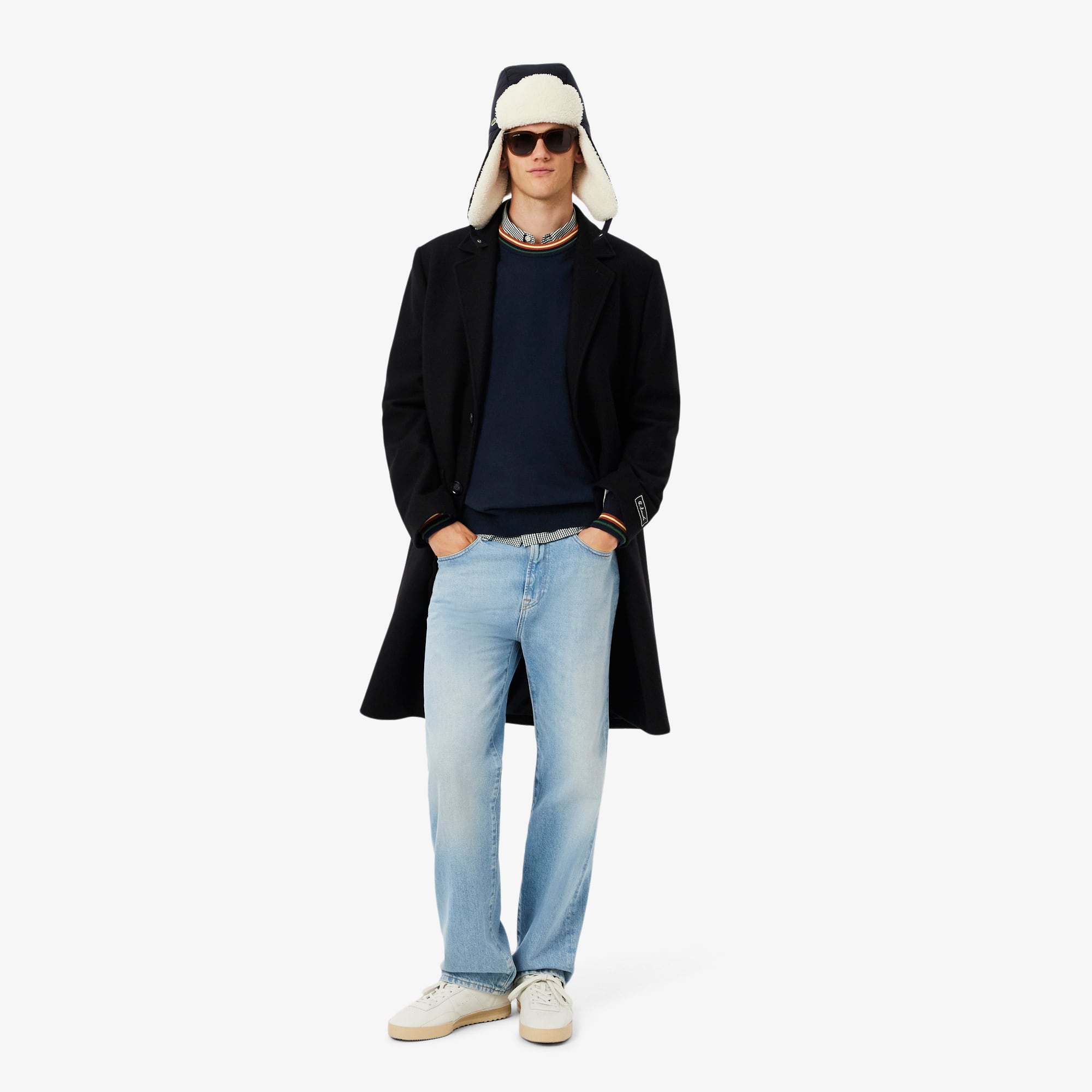 Men's Striped Cotton Jersey Sweater - Sweaters & Sweatshirts - New