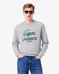 Men's Classic Fit Printed Crew Neck Sweatshirt