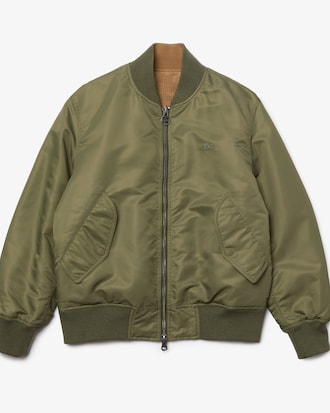 Men&rsquo;s Reversible Colorblock Bomber Jacket