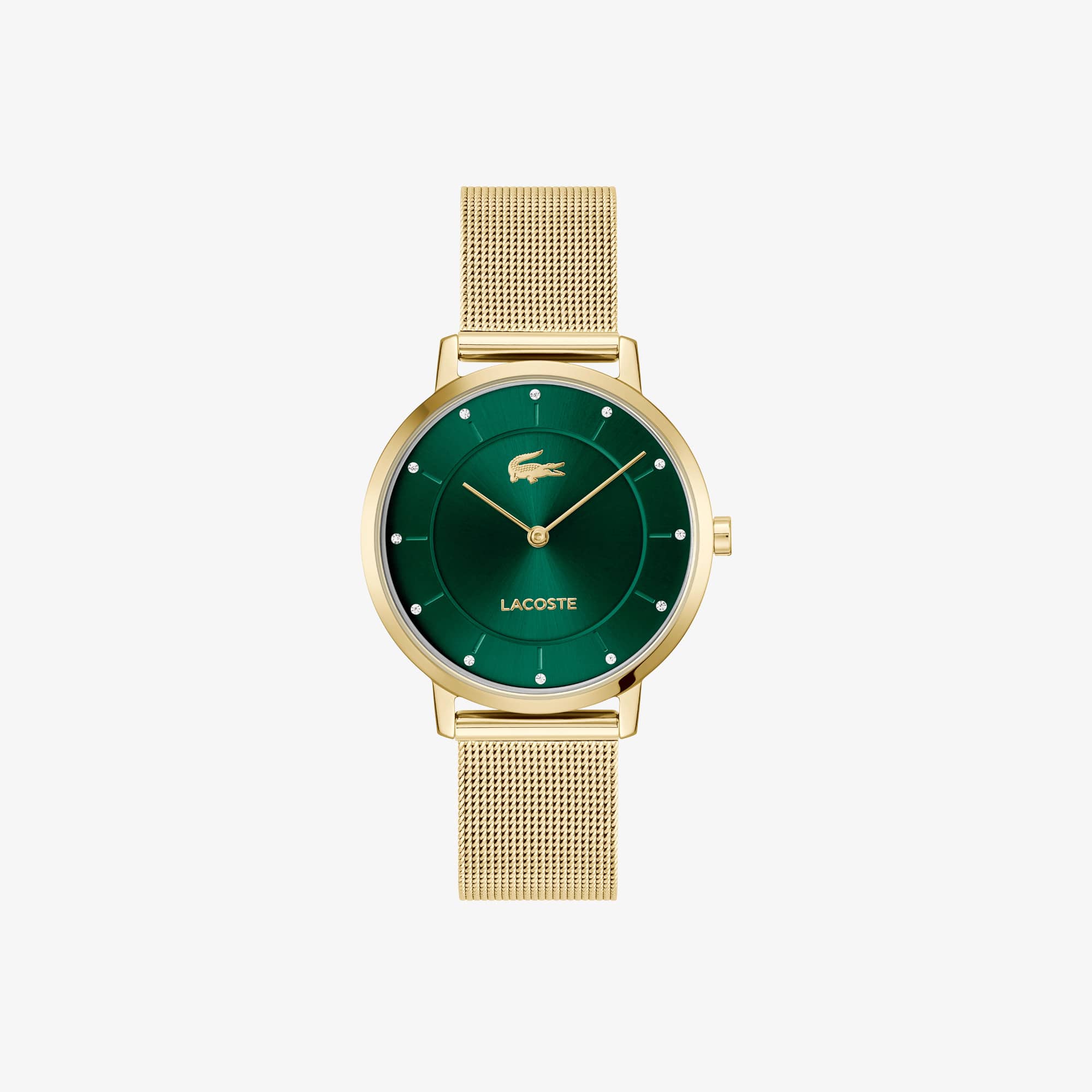 Lacoste Crocorigin Steel Watch - One Size In Gold