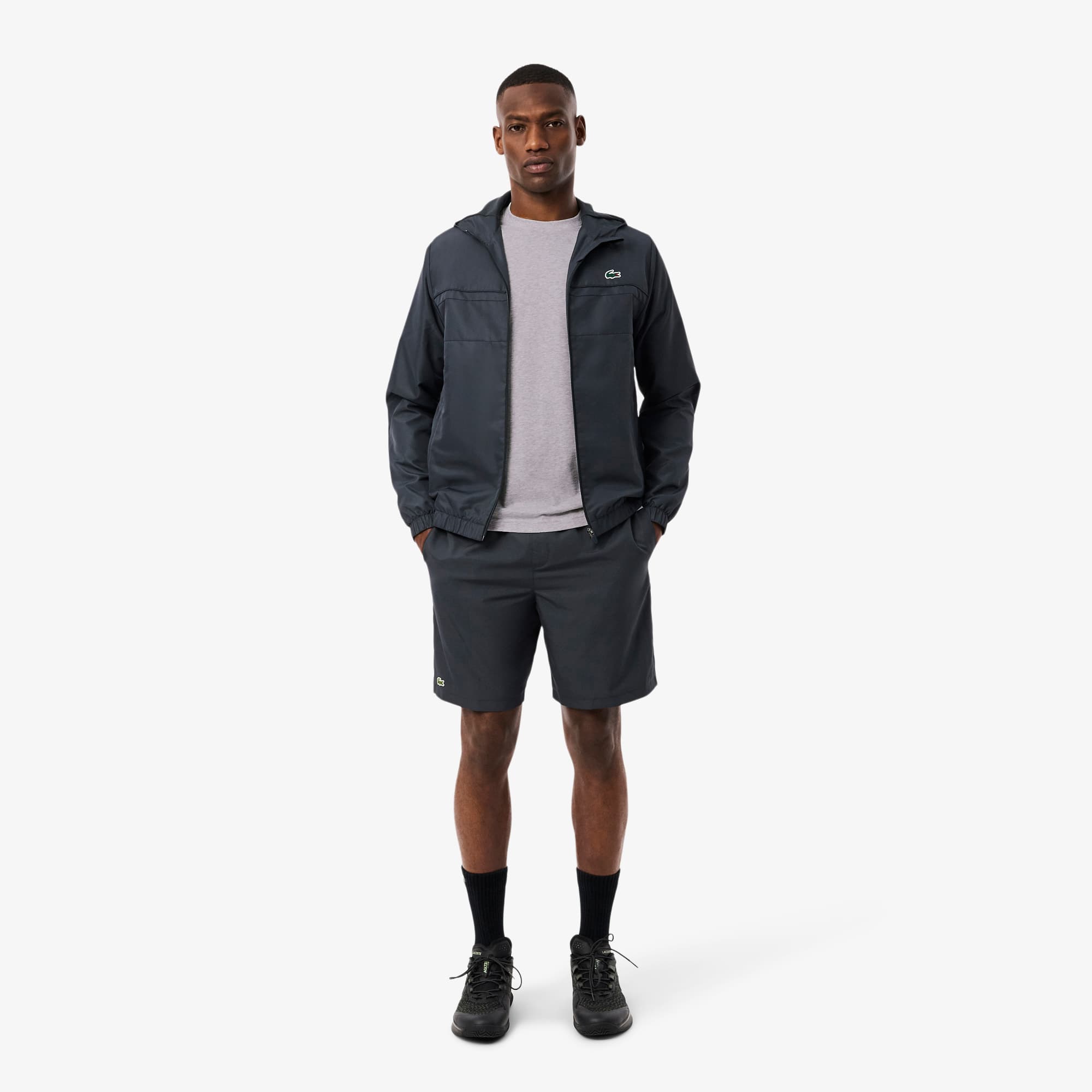 メンズ ラコステ スポーツ シャツ ultra dry Men's Ultra Dry Cotton Sport T-Shirt - T-shirts - New In