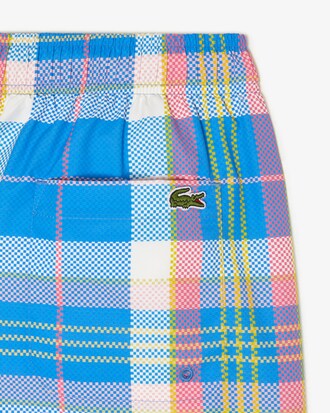 Men&rsquo;s Quick-Dry Checked Swim Trunks