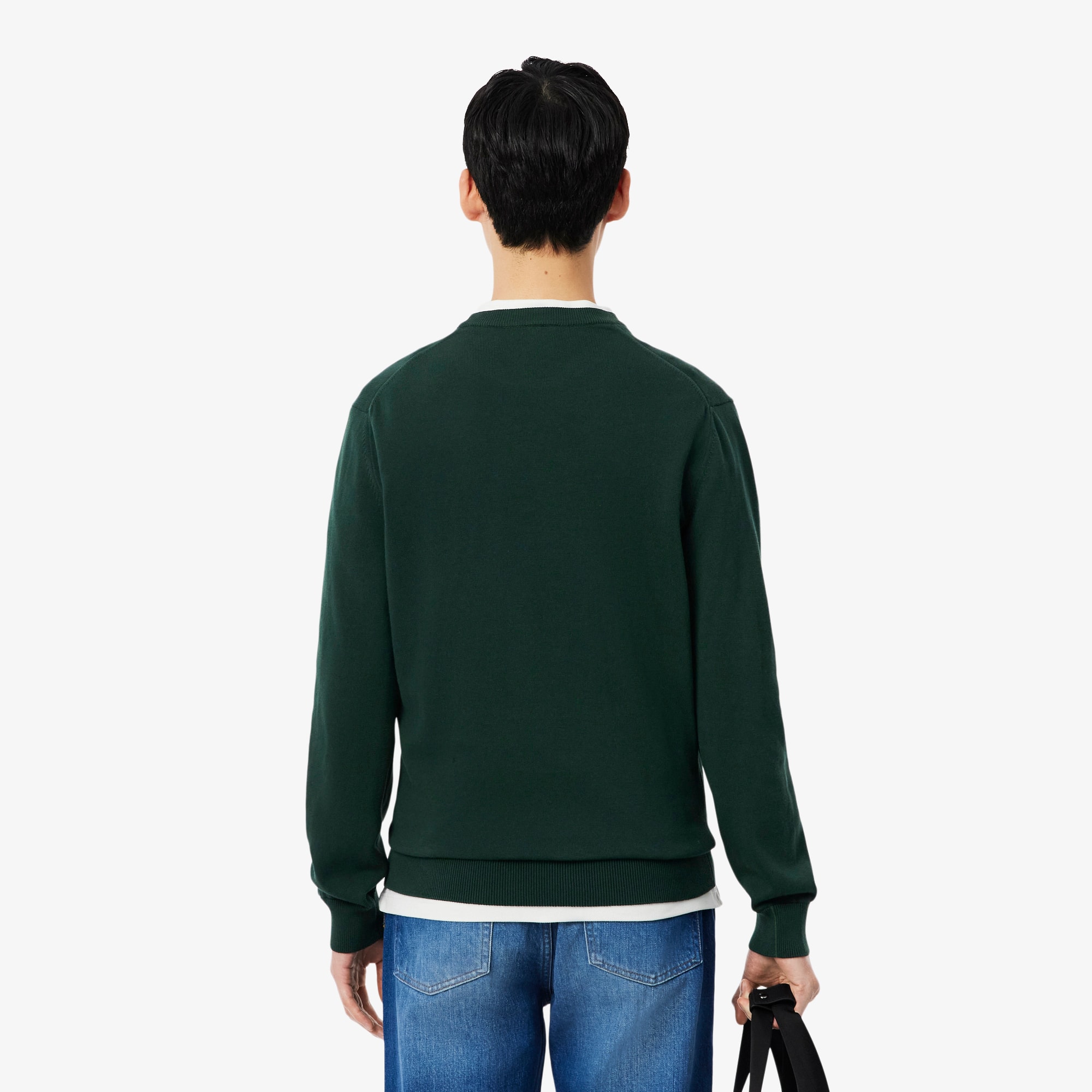 Men's Crew Neck Cotton Sweater - Sweaters & Sweatshirts - New In