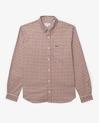 Camisa Para Hombre De Corte Regular Con Cuadros El&aacute;sticos