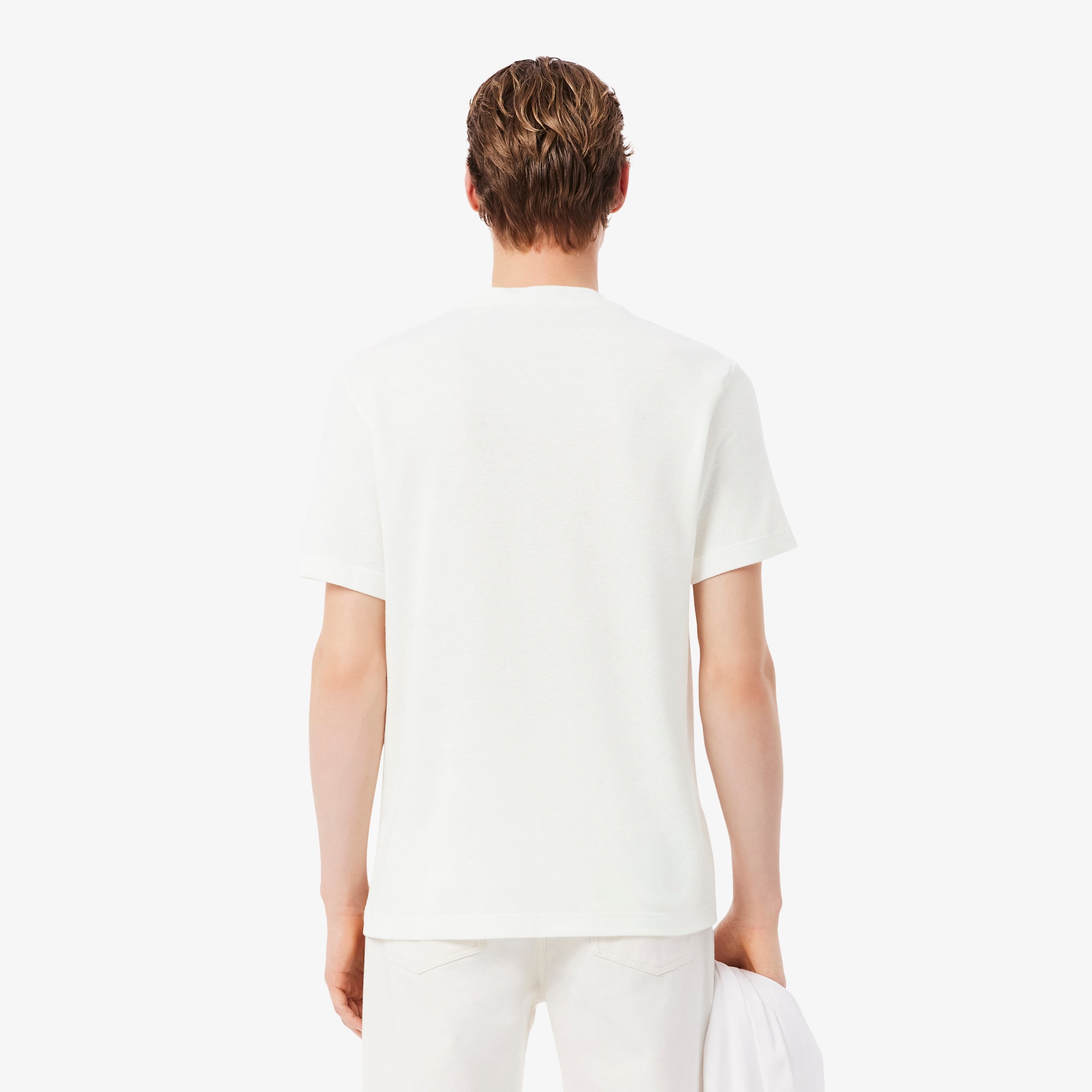 Heavy Cotton and Linen Piqué T-Shirt - T-shirts - New In 2026