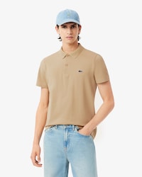 Men's Regular Fit Long Sleeve Cotton Blend Polo