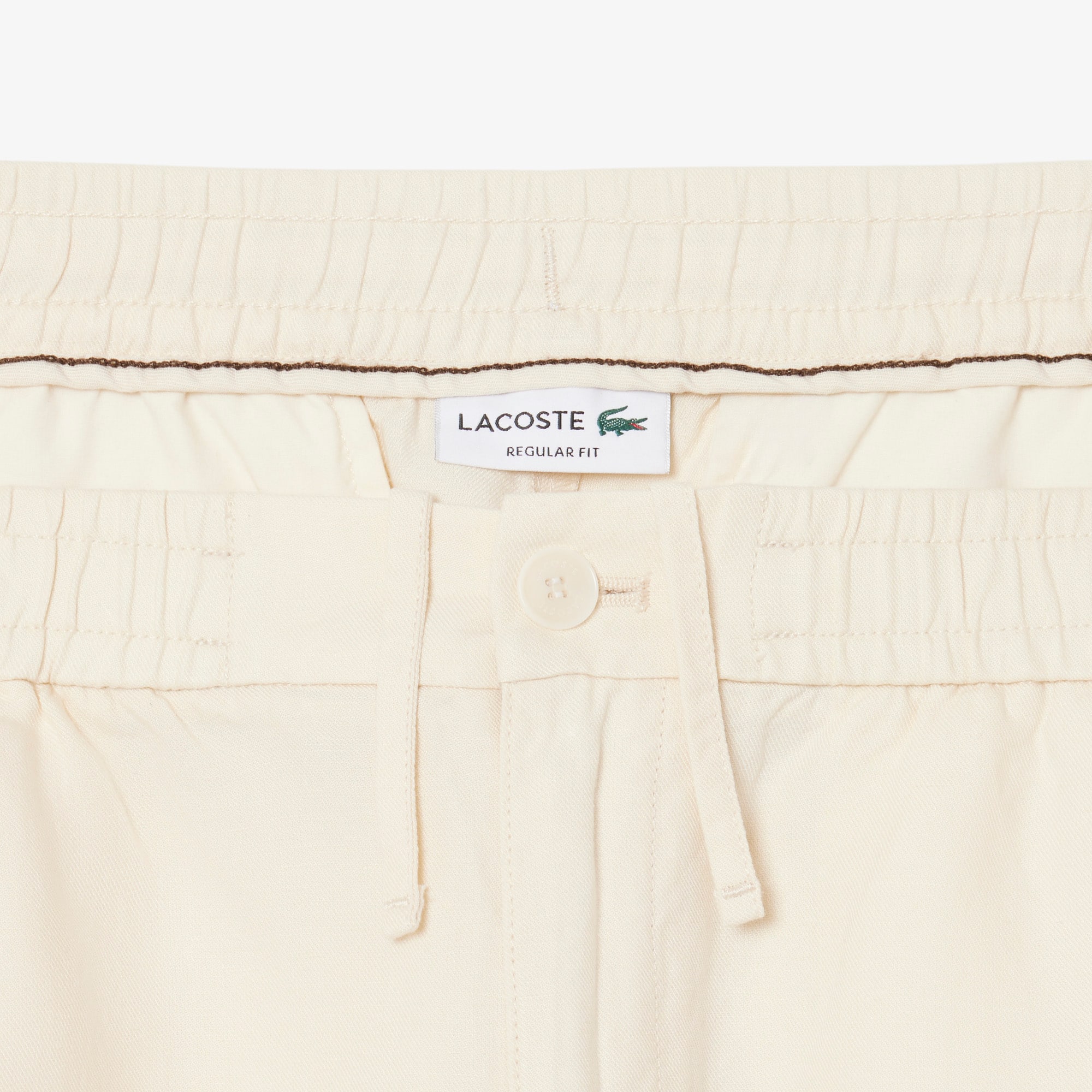 Regular Fit Linen Blend Twill Shorts