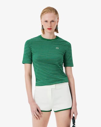 Runway Striped Jersey T-shirt