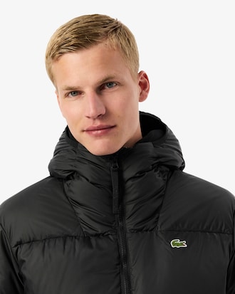 Men's Water-Repellent Hooded Puffer Jacket