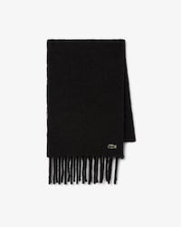 Unisex Fringed Alpaca Wool Scarf