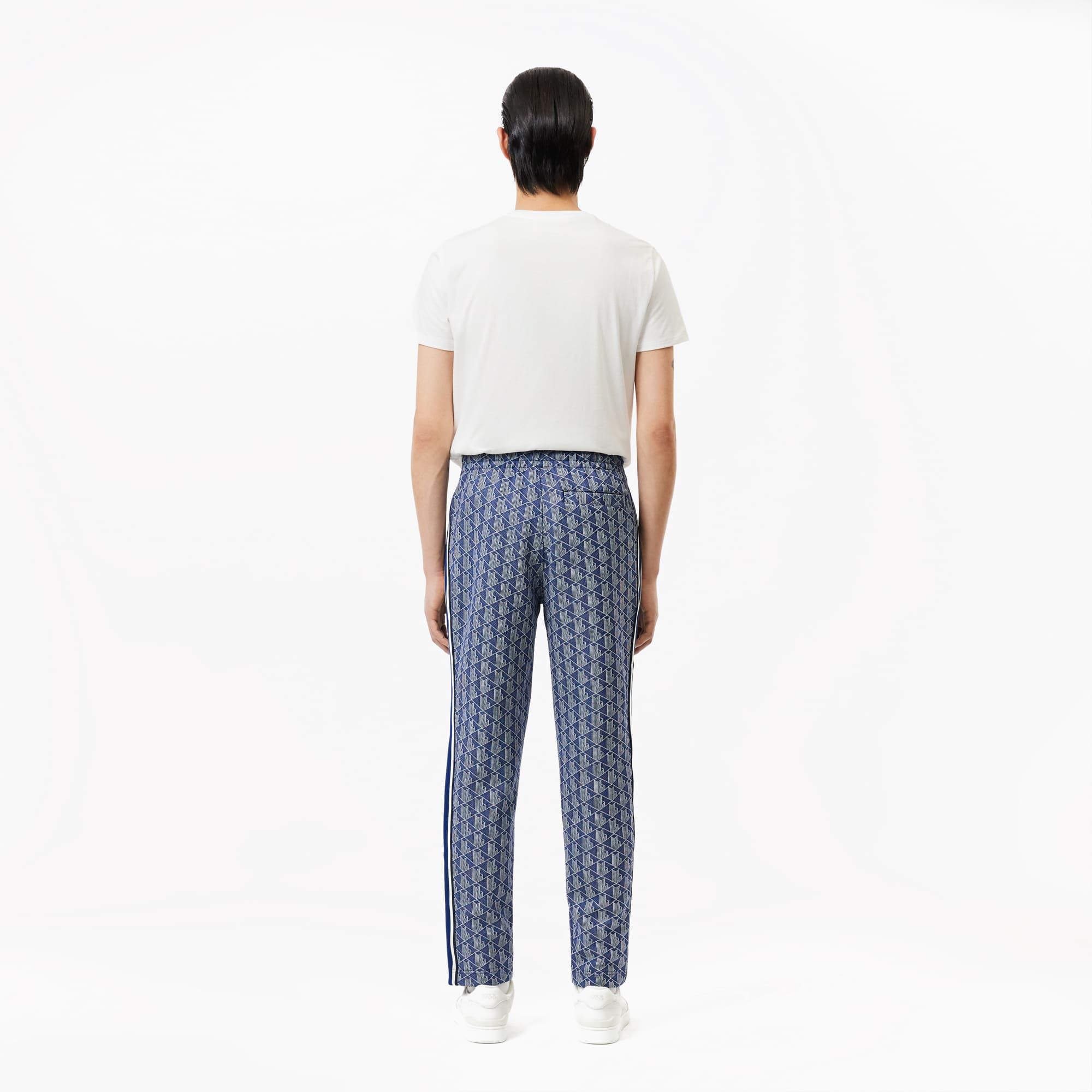 Lacoste【日常使いからスポーツに☆Monogram Print Trackpants】 Men's Lacoste SPORT Crocodile Print Fleece Jogging Pants