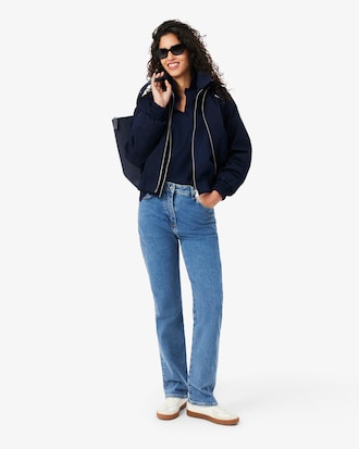 Women's Relaxed Fit Piqu&eacute; Polo