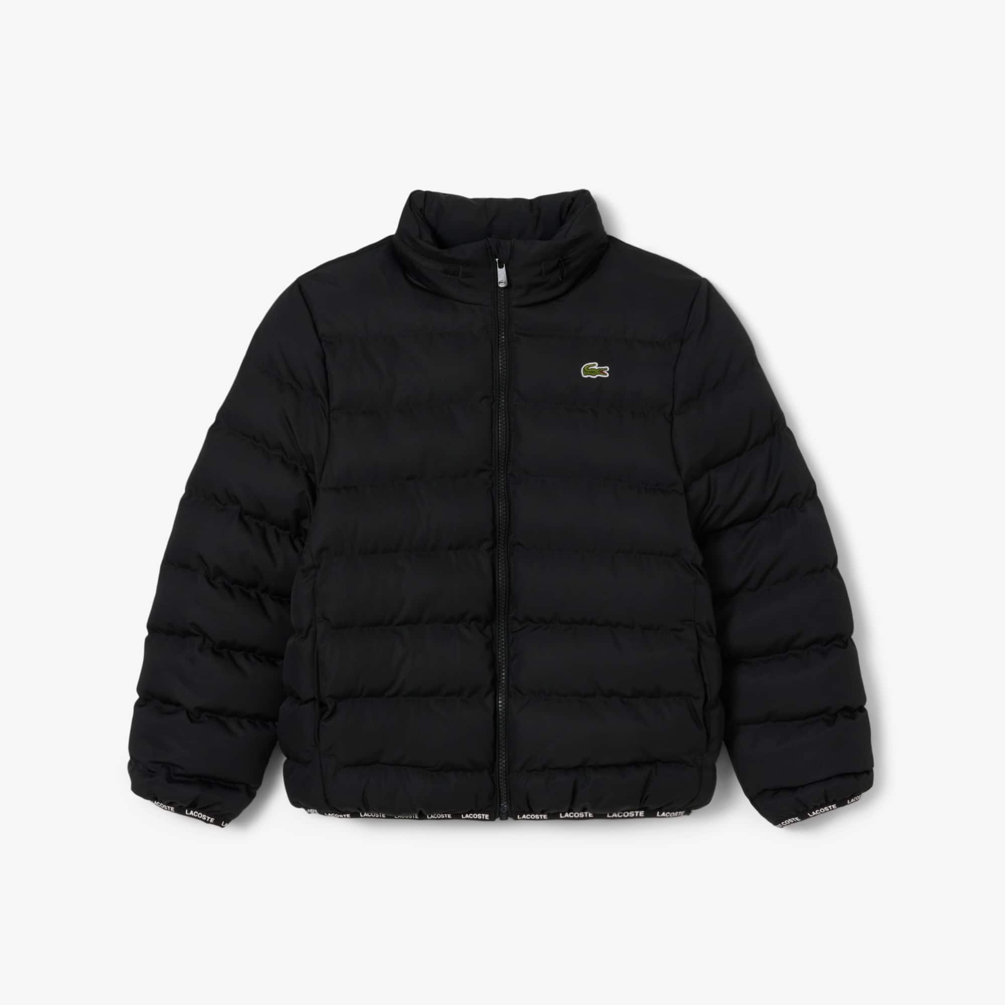 ジャケット・アウター Lacoste Logo Mountain Long Parka Lacoste mens Solid Full Zip Puffer Parka Jacket, Leafy, X