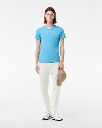 Men's Lightweight Pima Cotton V-Neck T-Shirt