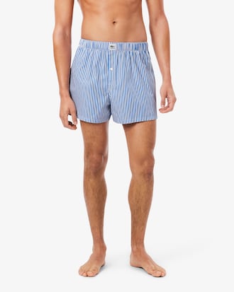 3-Pack Striped Cotton Poplin Boxers