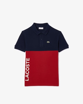 Kids' Colorblock Piqué Polo