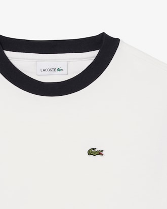 Contrast Trim Cotton T-shirt