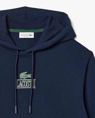 Sudadera Jogger Con Gorro Y Estampado Lacoste