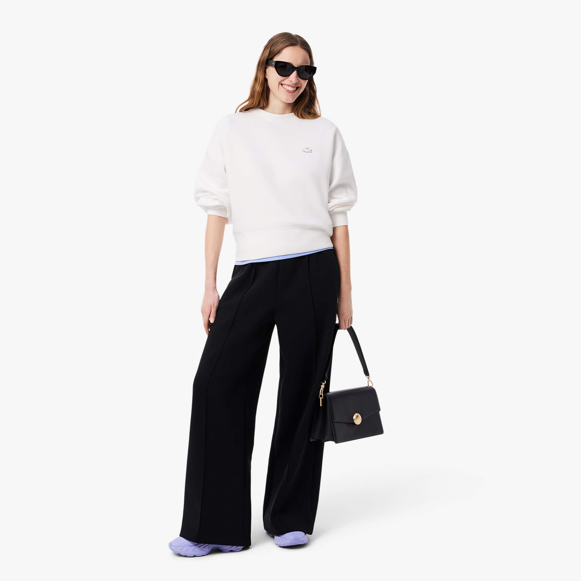 Women's Oversized Cotton Sweatshirt - Sweaters & Sweatshirts