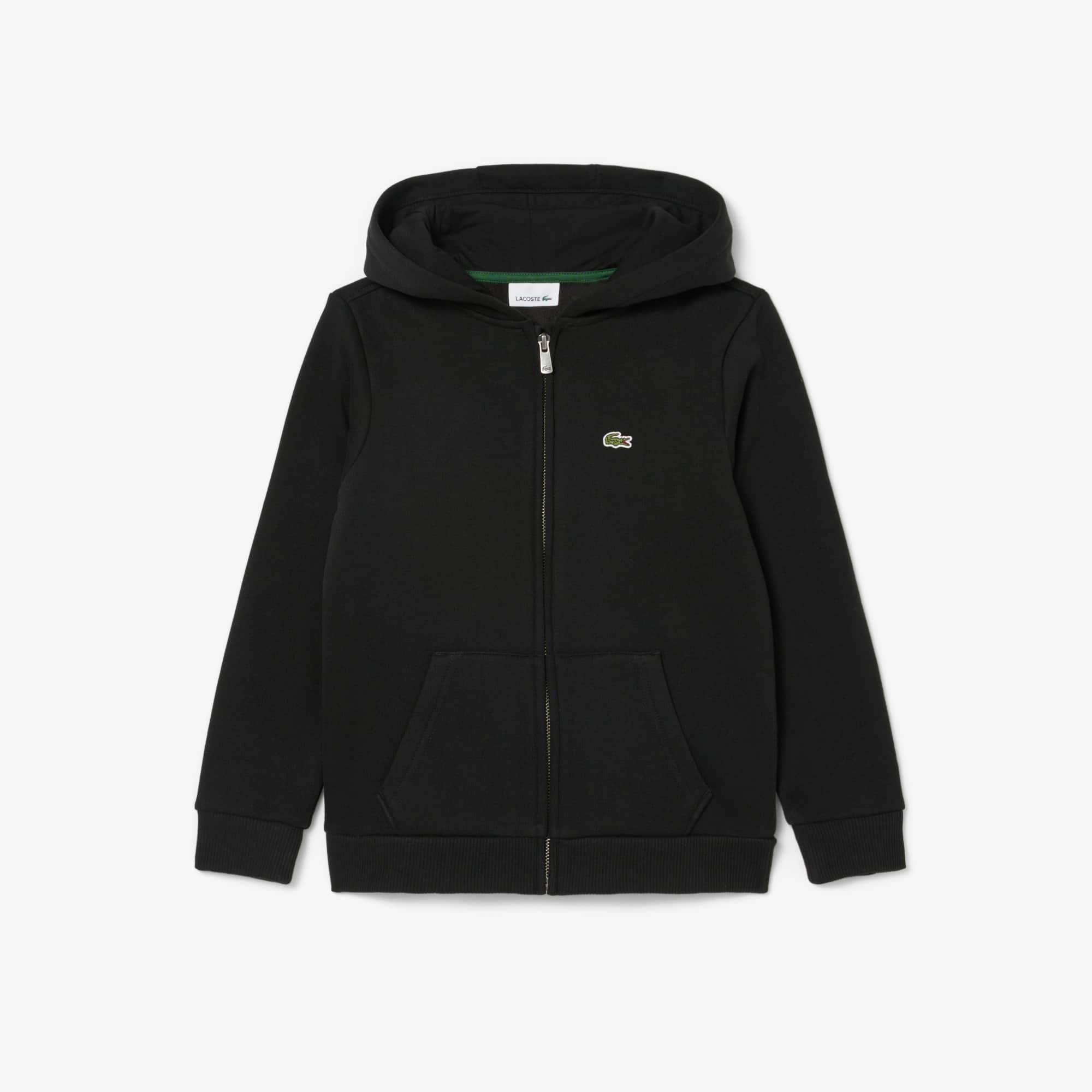 Lacoste Kids' Fleece Hoodie - 16 Years In Black