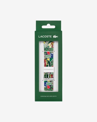 Lacoste Silicone Comic Print Apple Watch Strap