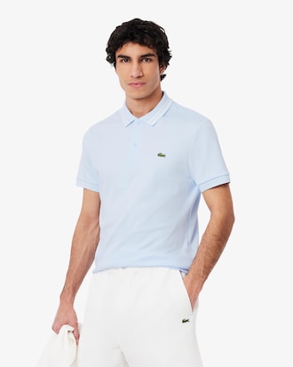 Polo de algodón Pima de corte regular para hombre