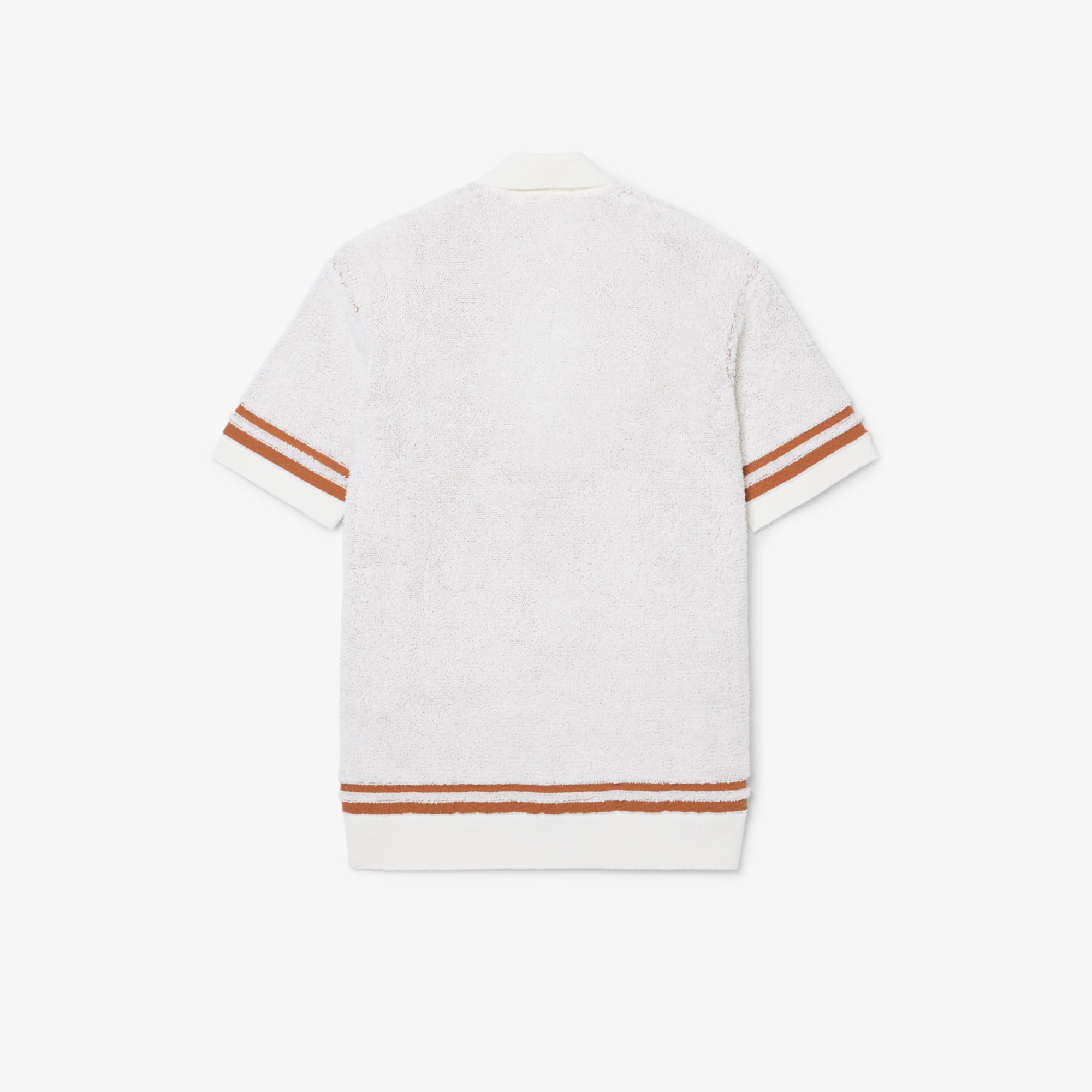 Runway Bouclé Knit Polo Collar Sweater