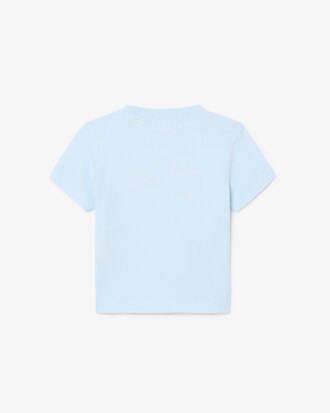 Crocodile Embroidery Cotton T-shirt