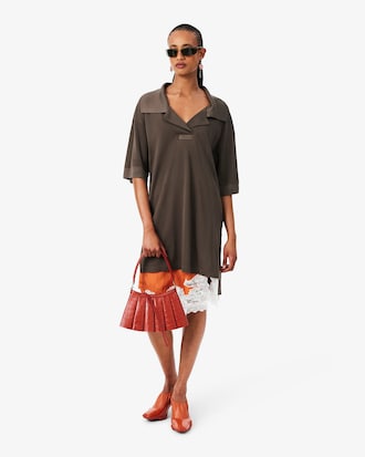 Runway Small Lenglen Crocodile Effect Leather Bag