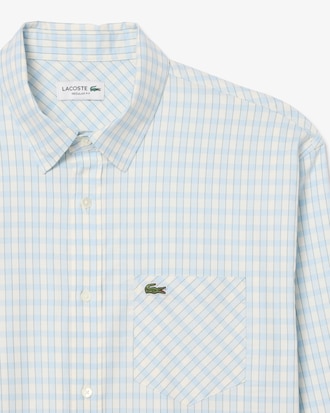Camisa de Cuadros de Twill de Algod&oacute;n