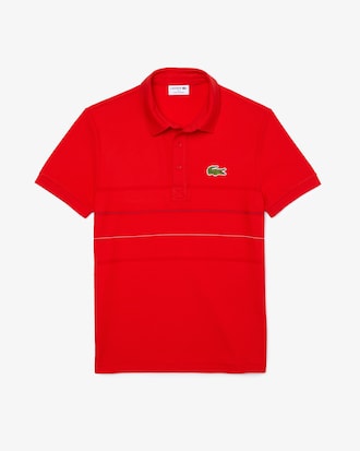 Men&rsquo;s Made In France Regular Fit Textured Cotton Polo
