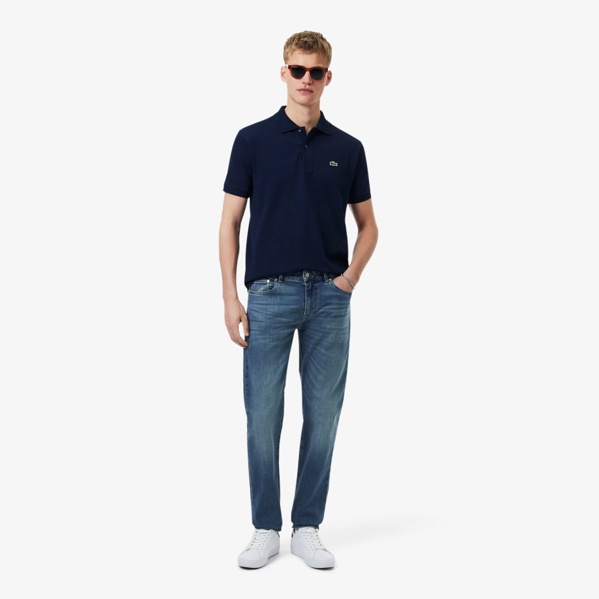 Men's 5-Pocket Slim Fit Indigo Jeans - Pants & Sweatpants - New In