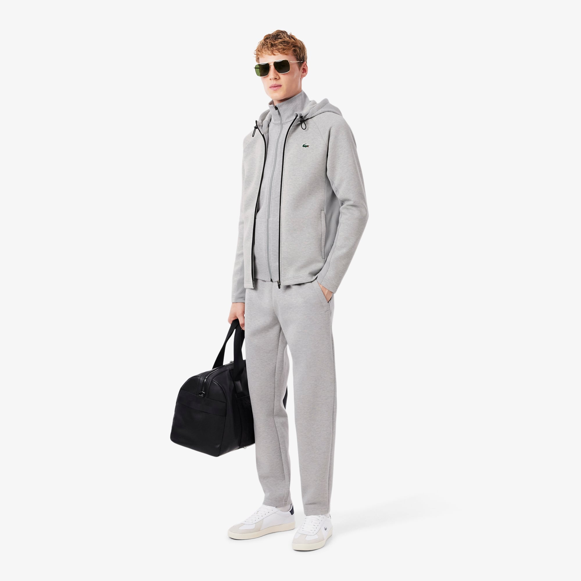 Men's Double Faced Jersey Zip-Up Sweatshirt - Sweaters
